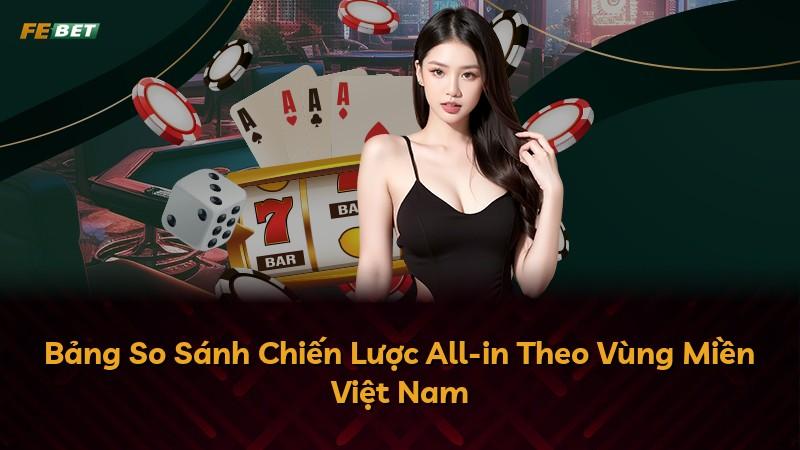 Bảng So Sánh Chiến Lược All-in Theo Vùng Miền Việt Nam