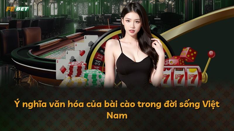 Ý nghĩa văn hóa của bài cào trong đời sống Việt Nam