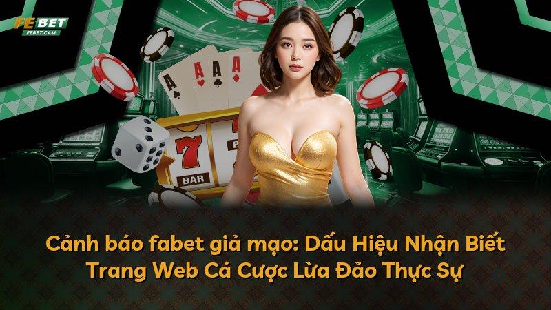 Cảnh báo fabet giả mạo: Dấu Hiệu Nhận Biết Trang Web Cá Cược Lừa Đảo Thực Sự