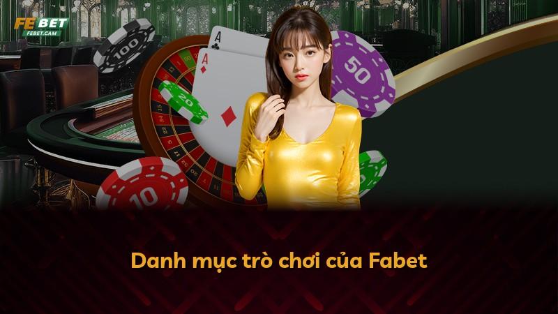 Danh mục trò chơi của Fabet