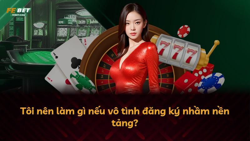 Tôi nên làm gì nếu vô tình đăng ký nhầm nền tảng?