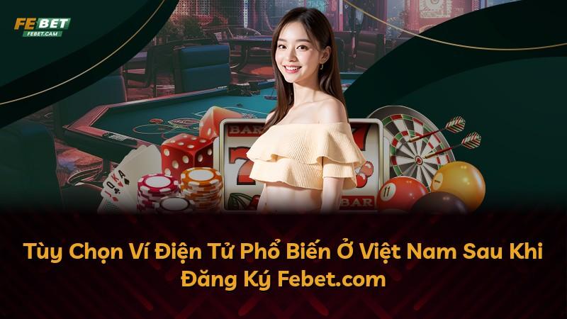 Tùy Chọn Ví Điện Tử Phổ Biến Ở Việt Nam Sau Khi Đăng Ký Febet.com